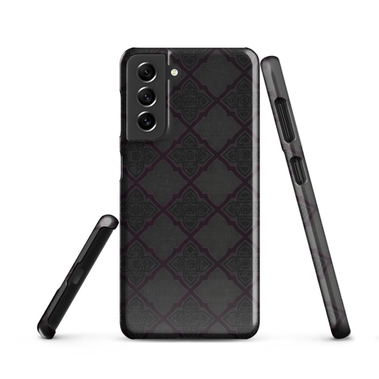 Black and Purple Whimsy Mall Goth Snap Case for Samsung