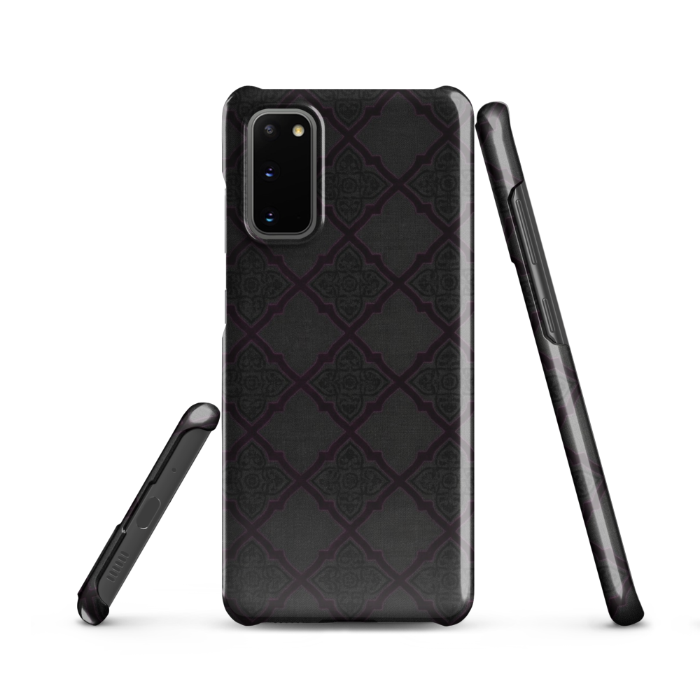 Black and Purple Whimsy Mall Goth Snap Case for Samsung