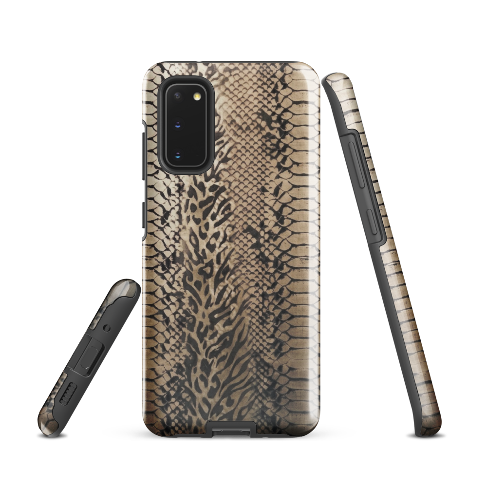 Neutral Snake Skin Tough Case for Samsung