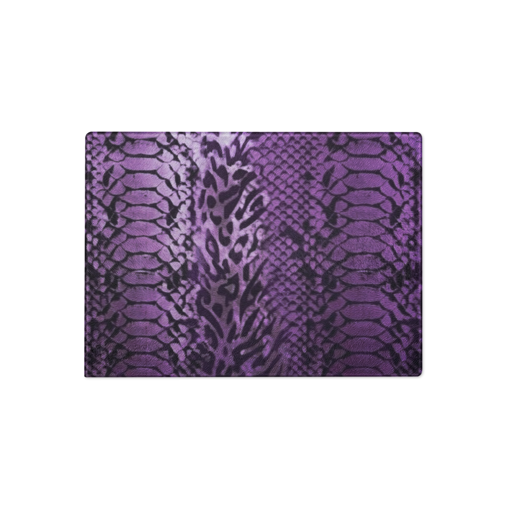 Purple Snake Skin Glass Cutting Board