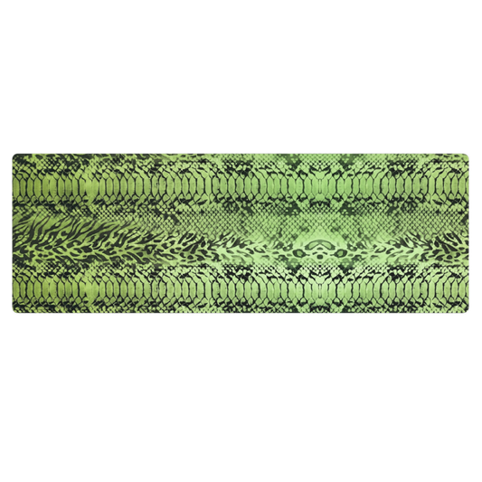 Neon Snake Skin & Leopard Print Yoga Mat