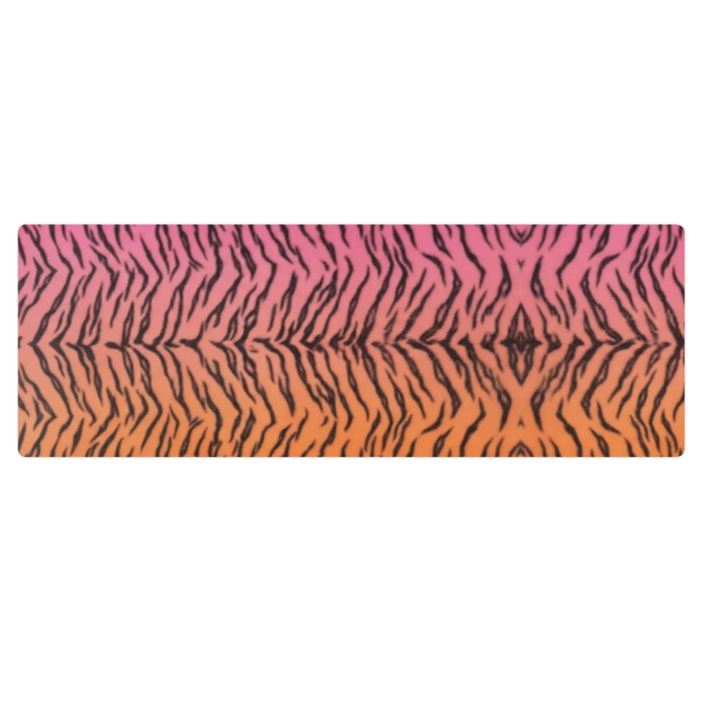 Sunset Tiger Print Pilates Yoga Mat