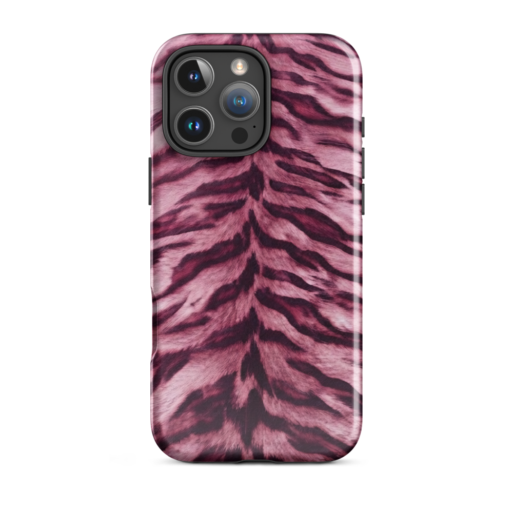 Pink Tiger Print Tough Case for iPhone®