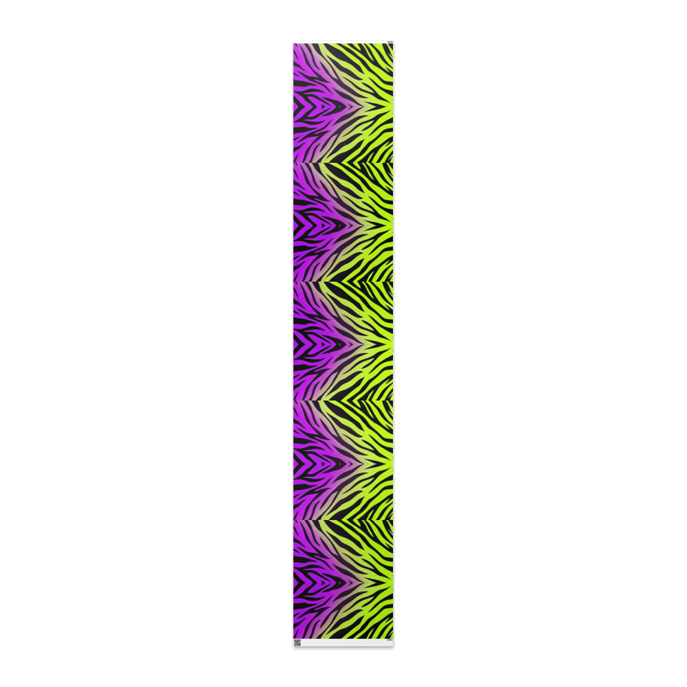 Zebra Print Neon purple and green Y2K inspired Wrapping Papers