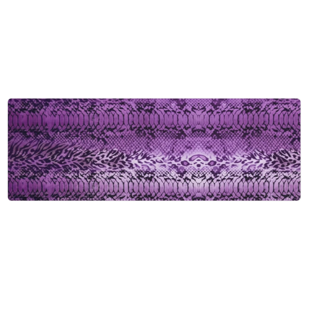 Purple Snake Skin Yoga Pilates Mat