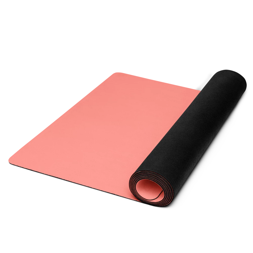 Create Your Own Peace Coral Pilates Yoga Mat