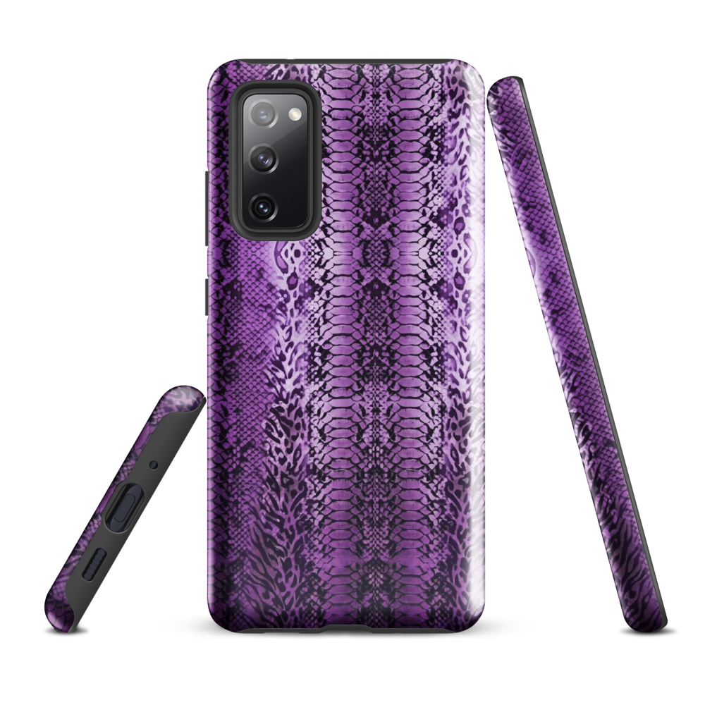Purple Snake Skin Tough Case for Samsung