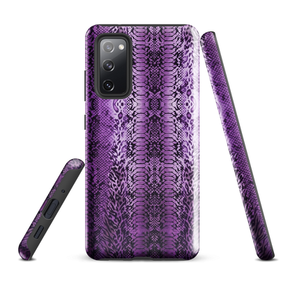 Purple Snake Skin Tough Case for Samsung