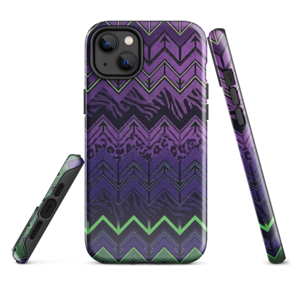 Halloween Edition Chevron Zebra & Leopard Print Tough Case for iPhone®