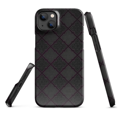 Black and Purple Whimsy Mall Goth Snap Case for iPhone