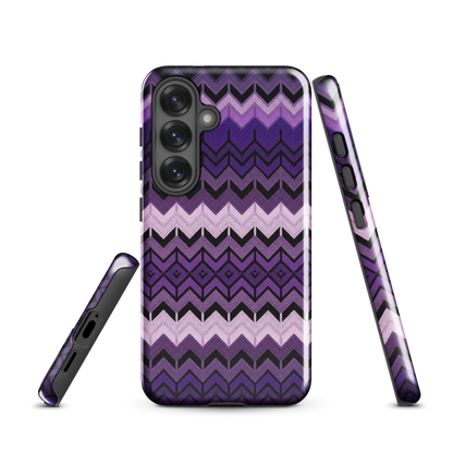 Purple Chevron Tough Case for Samsung