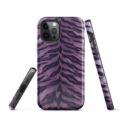 Purple Tiger Print Tough Case for iPhone®