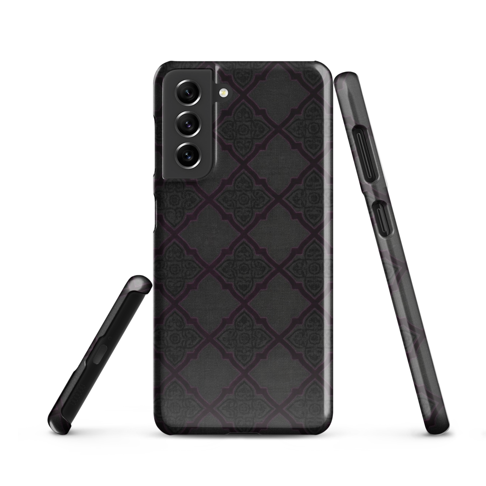 Black and Purple Whimsy Mall Goth Snap Case for Samsung