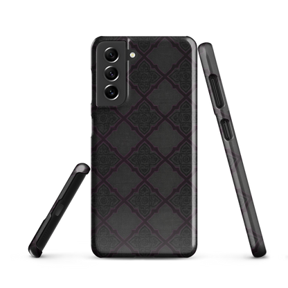 Black and Purple Whimsy Mall Goth Snap Case for Samsung