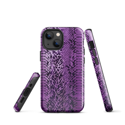 Purple Snake Skin Tough Case for iPhone®