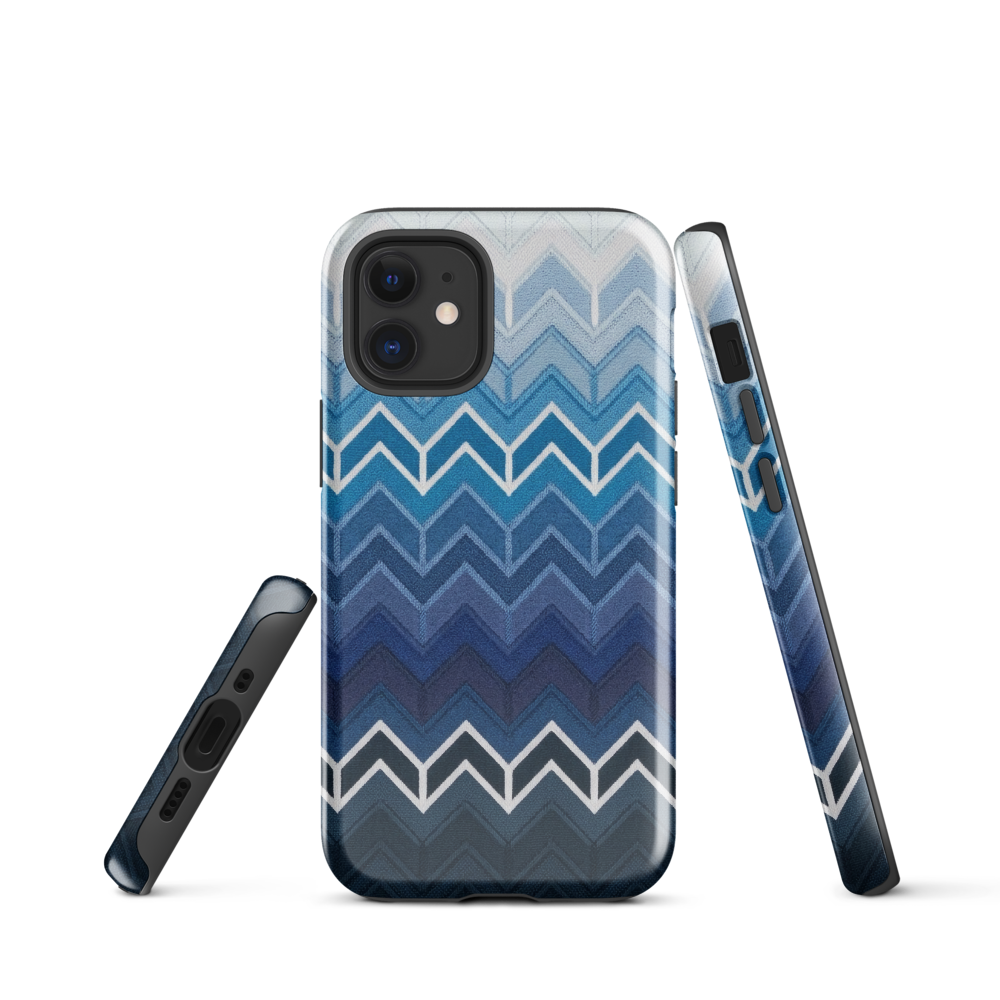 Blue Chevron Classic Tough Case for iPhone®