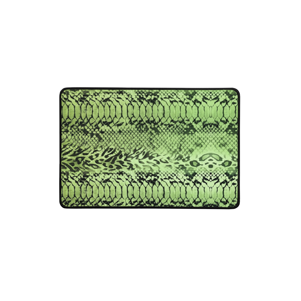 Green Snake Skin & Leopard Print Desk Mat