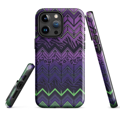 Halloween Edition Chevron Zebra & Leopard Print Tough Case for iPhone®