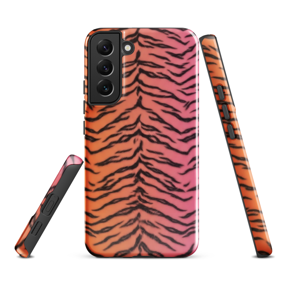 Sunset Tiger Print Tough Case for Samsung