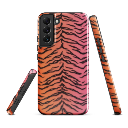 Sunset Tiger Print Tough Case for Samsung