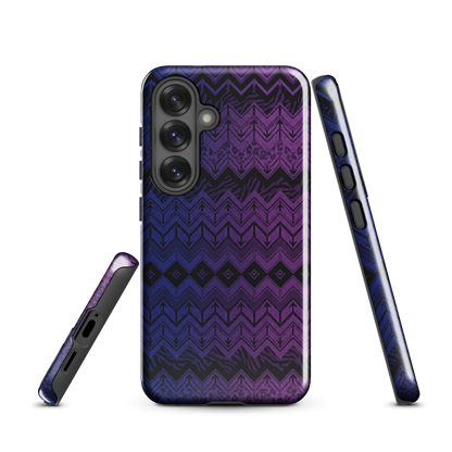 Purple & Blue Chevron Classic Tough Case for Samsung