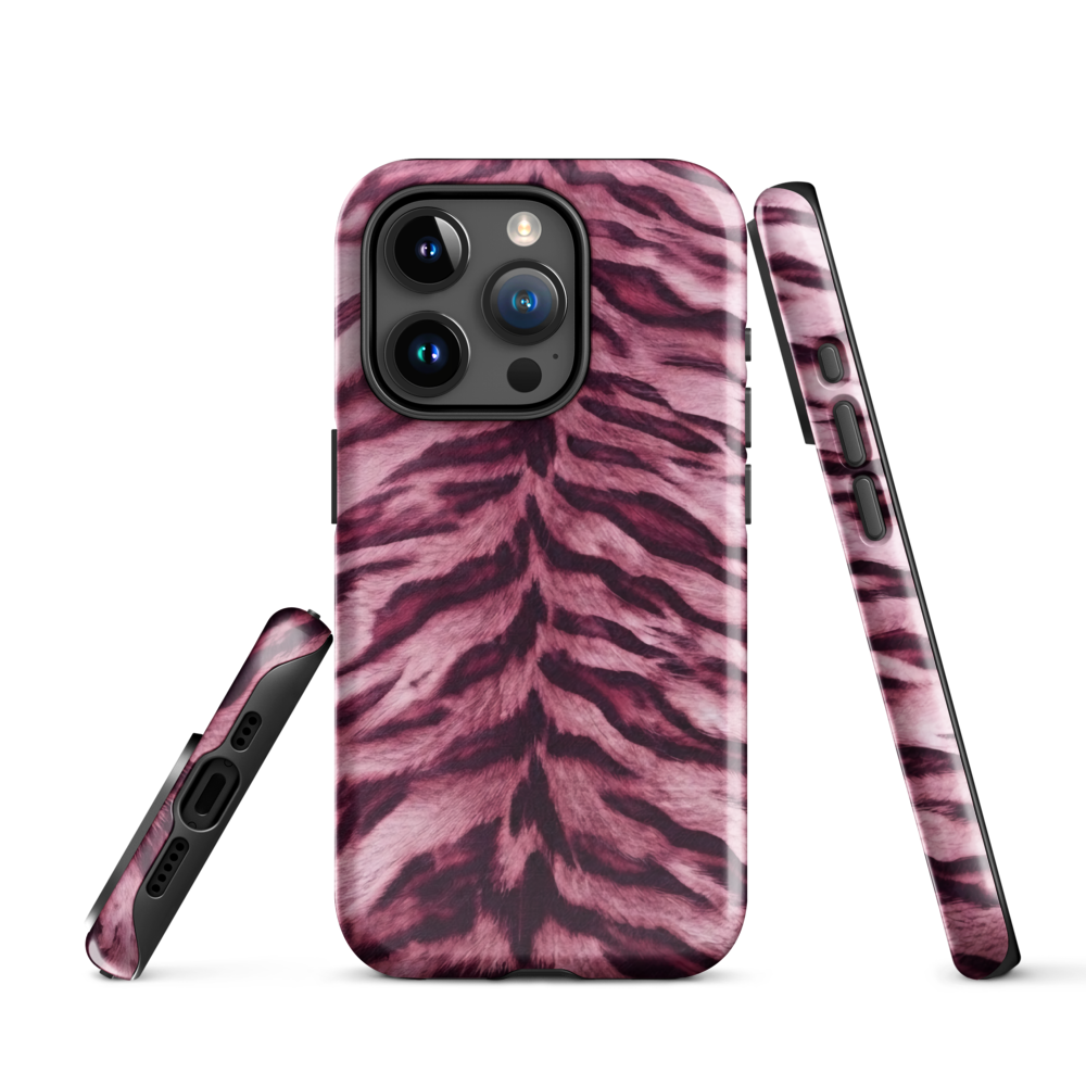 Pink Tiger Print Tough Case for iPhone®