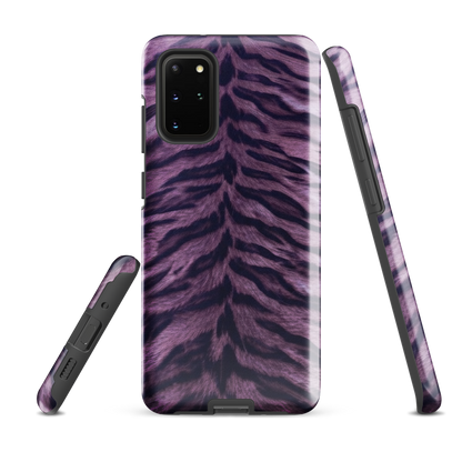 Purple Tiger Print Tough Case for Samsung