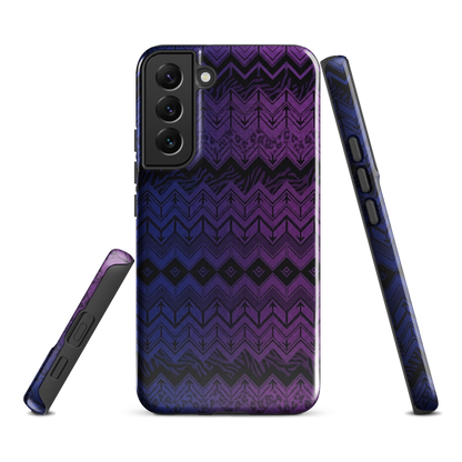Purple & Blue Chevron Classic Tough Case for Samsung