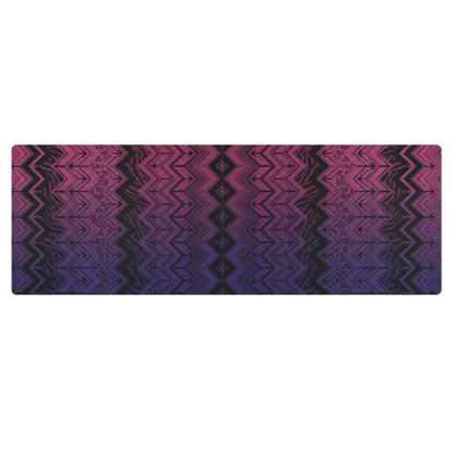 Purple & Pink Chevron Pattern Pilates Yoga Mat