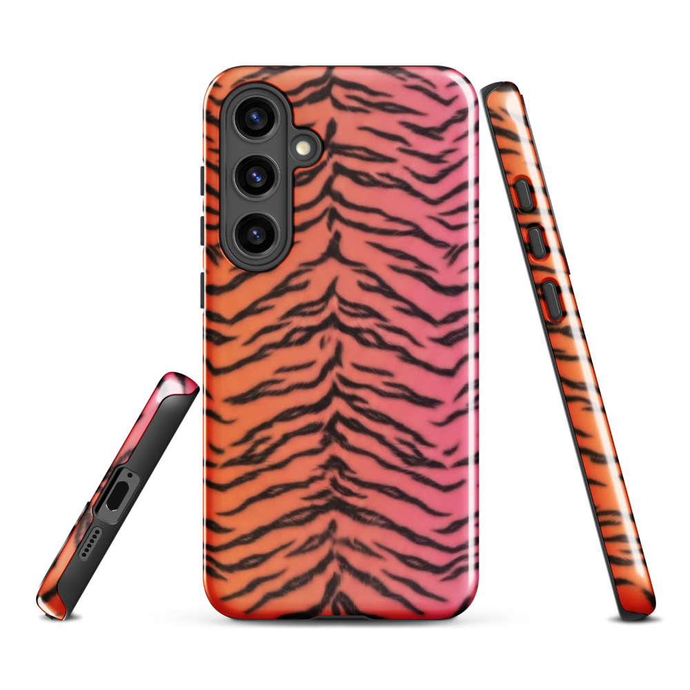 Sunset Tiger Print Tough Case for Samsung