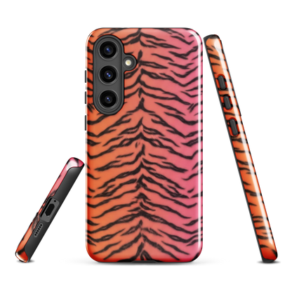 Sunset Tiger Print Tough Case for Samsung