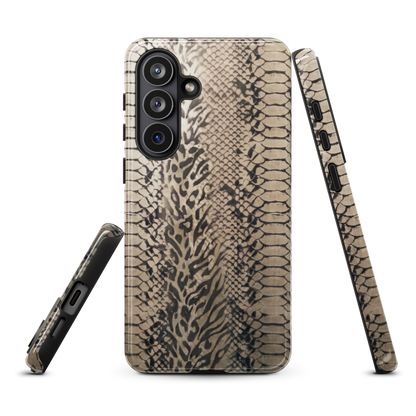 Neutral Snake Skin Tough Case for Samsung