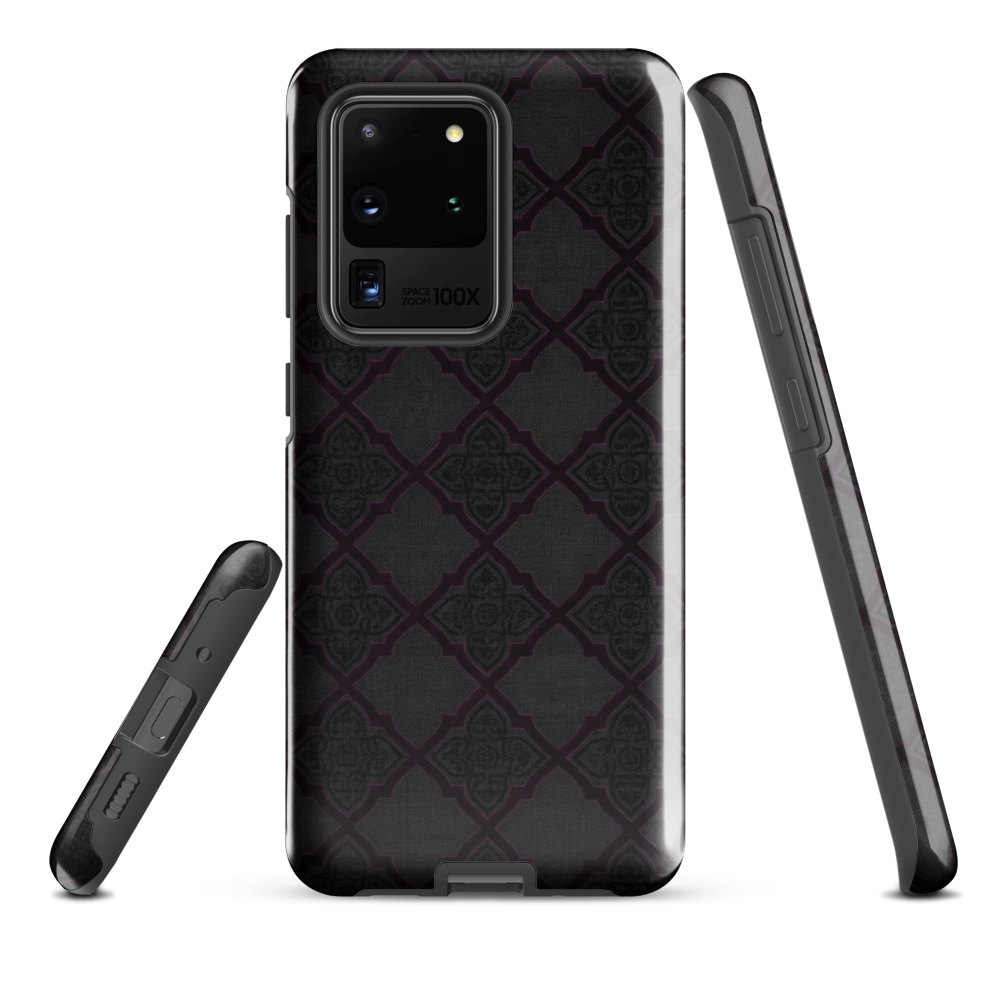 Black and Purple Whimsy Mall Goth Tough Case for Samsung