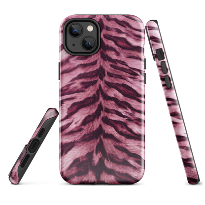 Pink Tiger Print Tough Case for iPhone®