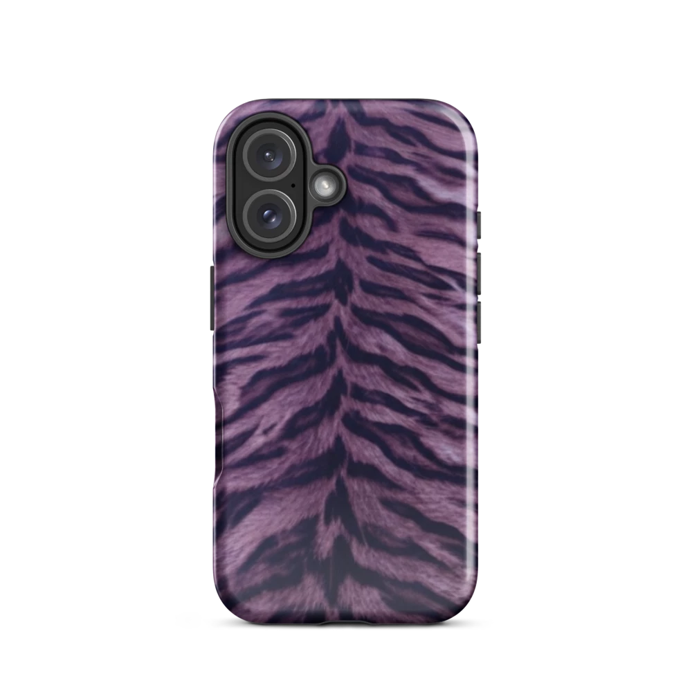Purple Tiger Print Tough Case for iPhone®