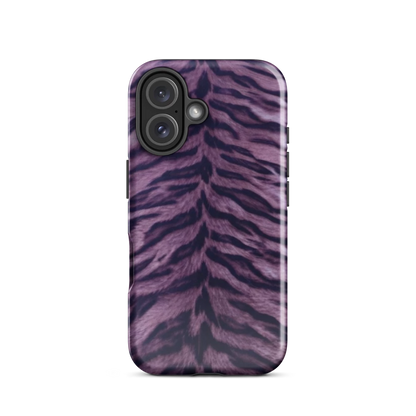 Purple Tiger Print Tough Case for iPhone®