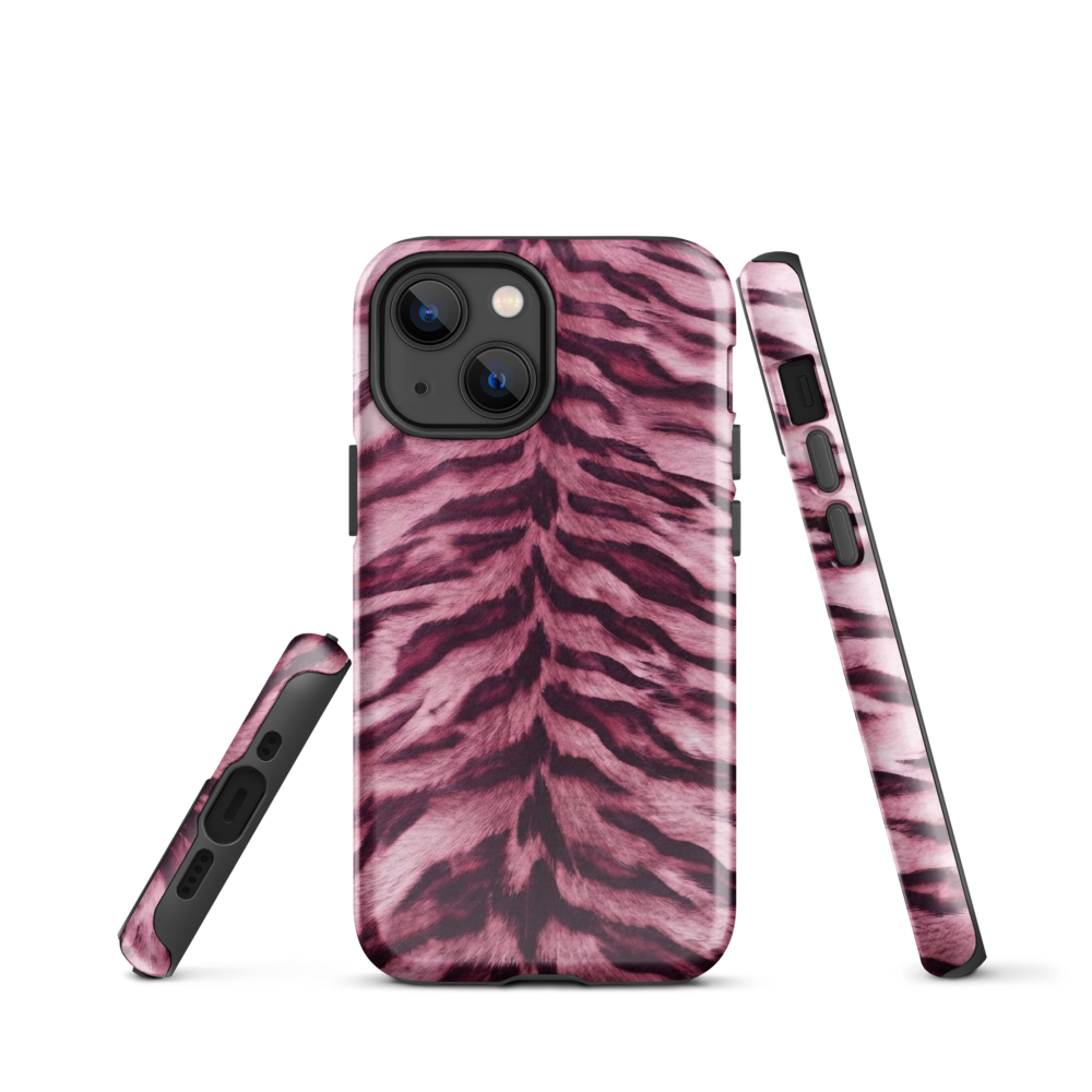 Pink Tiger Print Tough Case for iPhone®