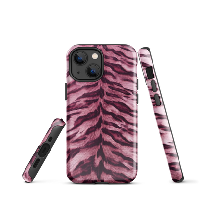 Pink Tiger Print Tough Case for iPhone®