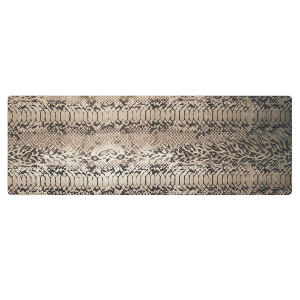 Neutral Snake Skin Yoga Mat