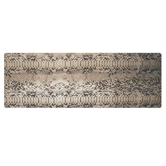 Neutral Snake Skin Yoga Mat