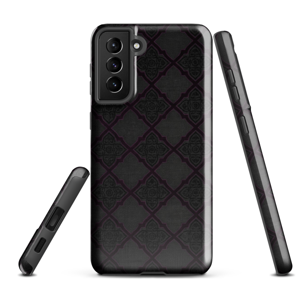 Black and Purple Whimsy Mall Goth Tough Case for Samsung