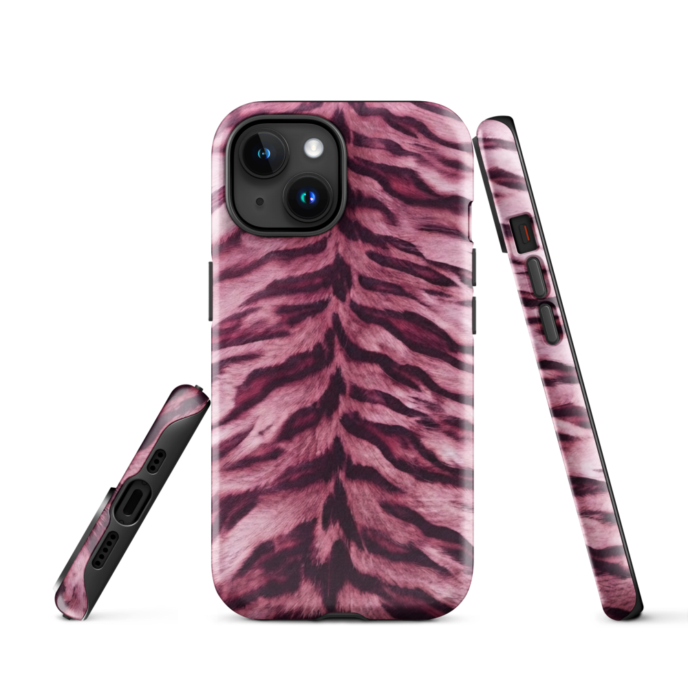Pink Tiger Print Tough Case for iPhone®