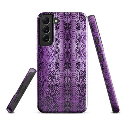 Purple Snake Skin Tough Case for Samsung