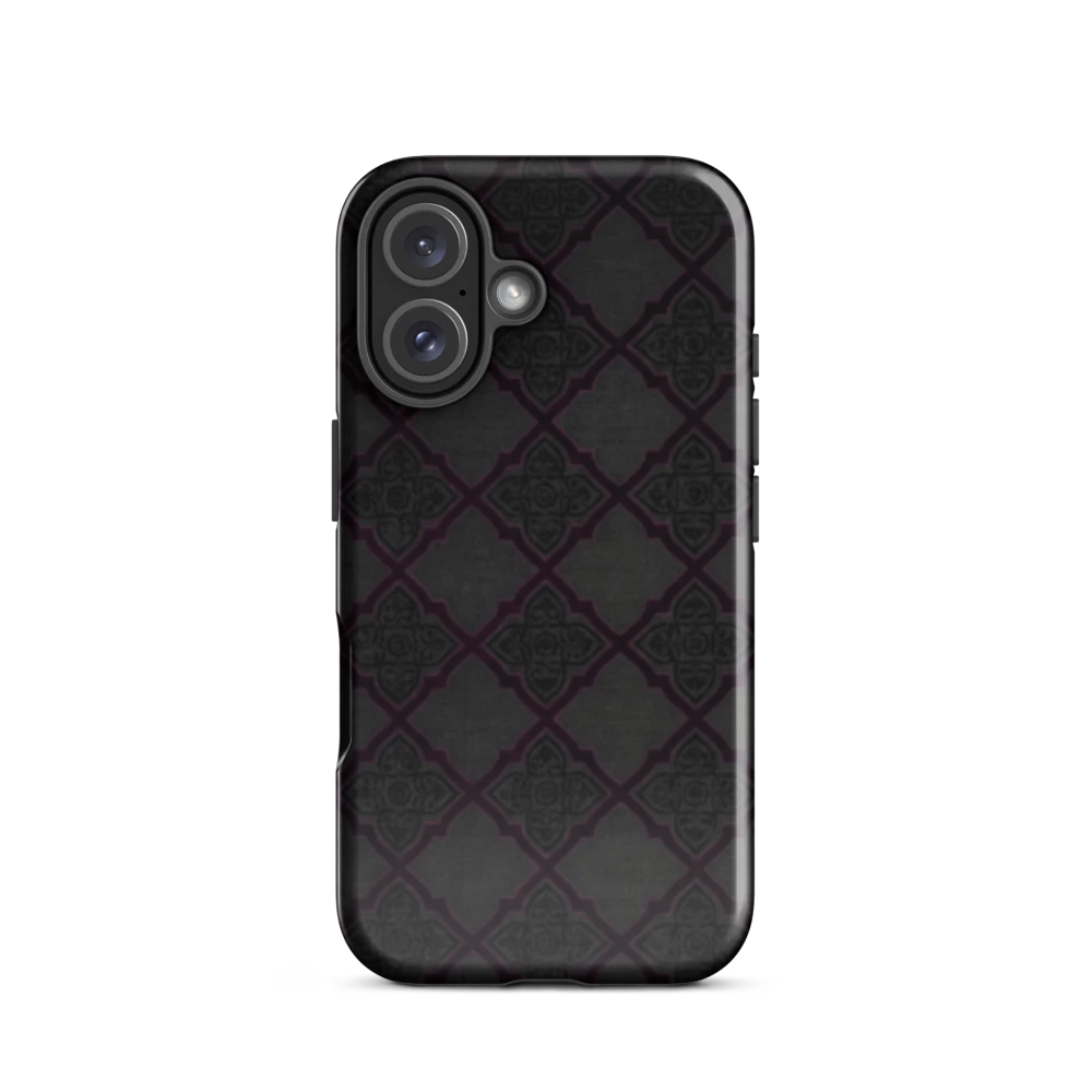 Black and Purple Whimsy Mall Goth Tough Case for iPhone®