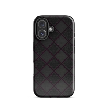 Black and Purple Whimsy Mall Goth Tough Case for iPhone®