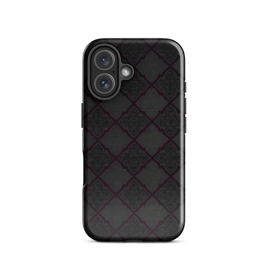 Black and Purple Whimsy Mall Goth Tough Case for iPhone®
