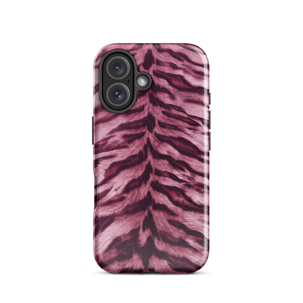 Pink Tiger Print Tough Case for iPhone®