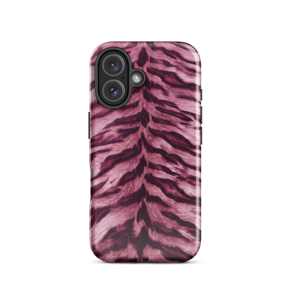 Pink Tiger Print Tough Case for iPhone®
