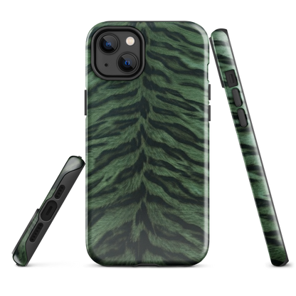 Green Tiger Print Tough Case for iPhone®