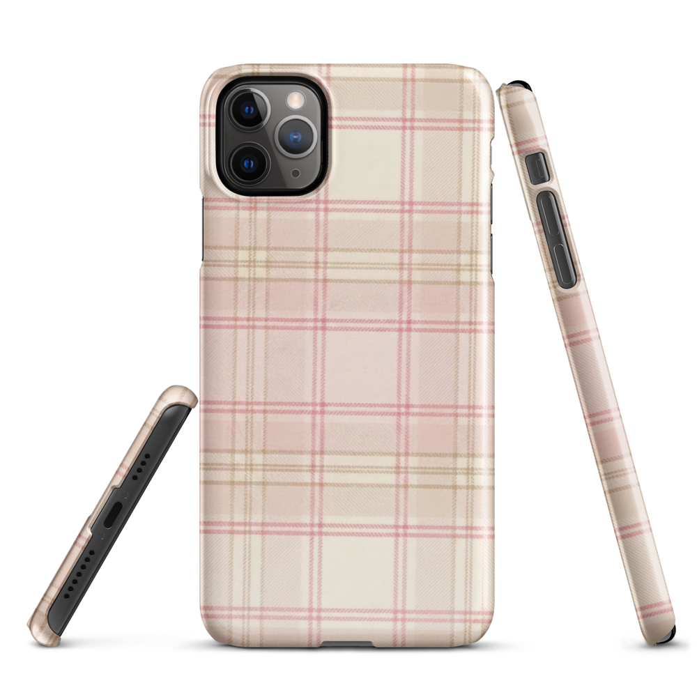 Yellow and Cream Coquette Snap Case for iPhone